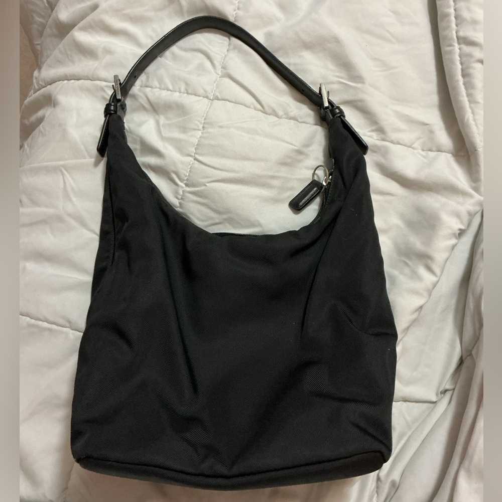 Coach Nylon Black Shoulder Bag